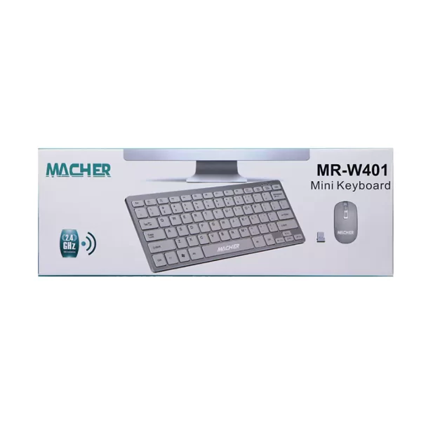 Macher MR W401 mini wireless keyboard and mouse-4