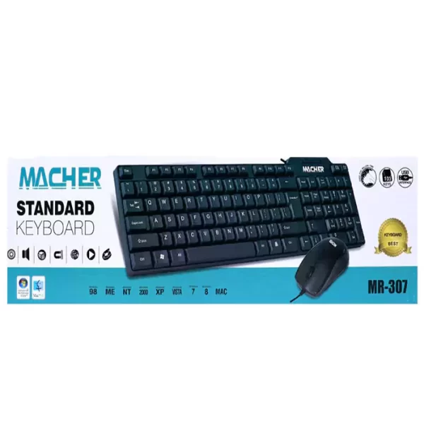 Macher MR 307 wired keyboard and mouse-3